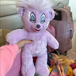 Build a bear Purple Plush Bear Toy